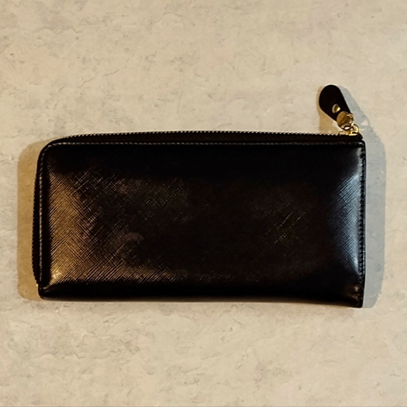 SALVATORE FERRAGAMO VARA RIBBON LEATHER CONTINENTAL L-SHAPED ZIP LONG WALLET EUC - Picture 9 of 17